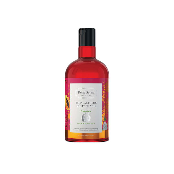 شامپو بدن تروپیکال مناسب پوست های خشک و معمولی دیپ سنس  TROPICAL FRUITS BODY WASH GEL NORMAL TO DRY SKIN DEEP SENSE