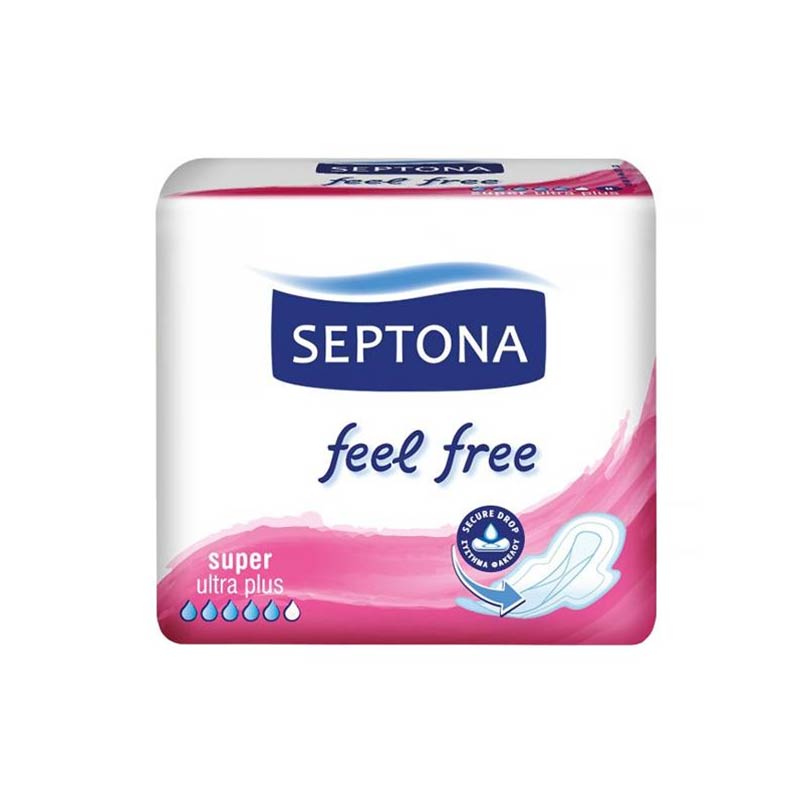 نوار بهداشتی سوپر سپتونا SEPTONA FEEL FREE SUPER ULTRA PLUS