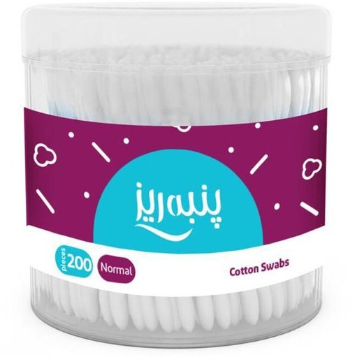 گوش پاک کن پنبه ریز - 200عددی COTTON SWABS PANBERES