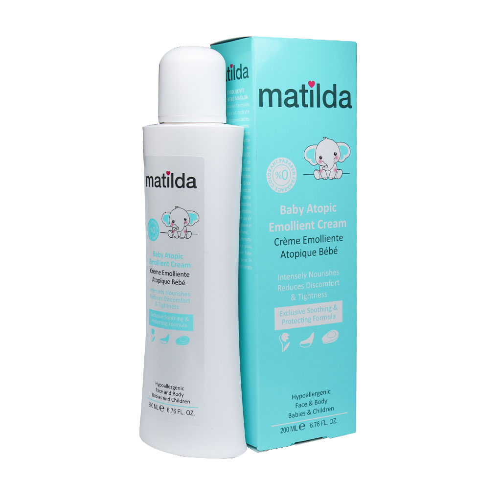 کرم مرطوب کننده آتوپیک کودک 200 میل ماتیلدا BABY ATOPIC EMOLLIENT CREAM MATILDA