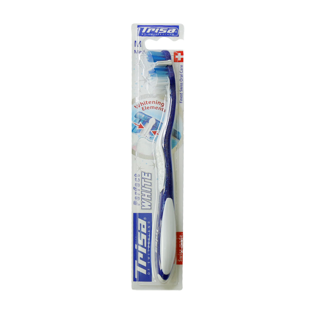 مسواک پرفکت وایت متوسط تریزا TRISA PERFECT WHITE TOOTHBRUSH