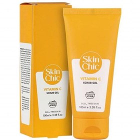 ژل اسکراب بدن حاوی ویتامین C اسکین شیک SKIN CHIC VITAMIN C SCRUB GEL