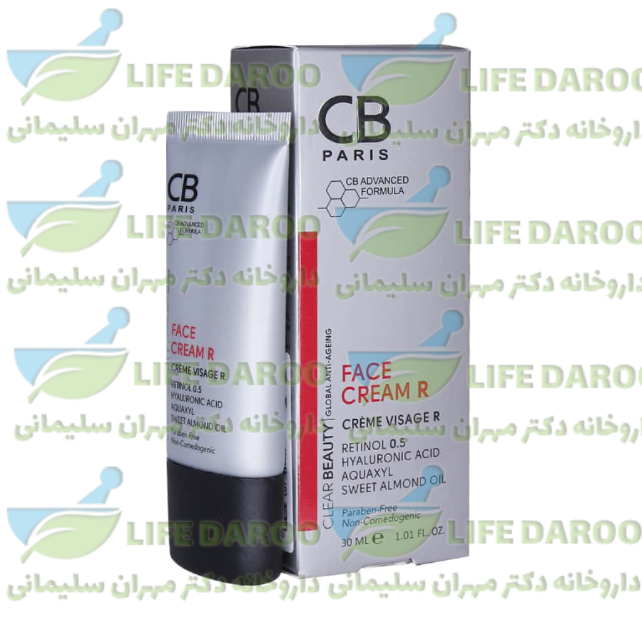 کرم ضد چروک صورت حاوی رتینول سی بی پاریس