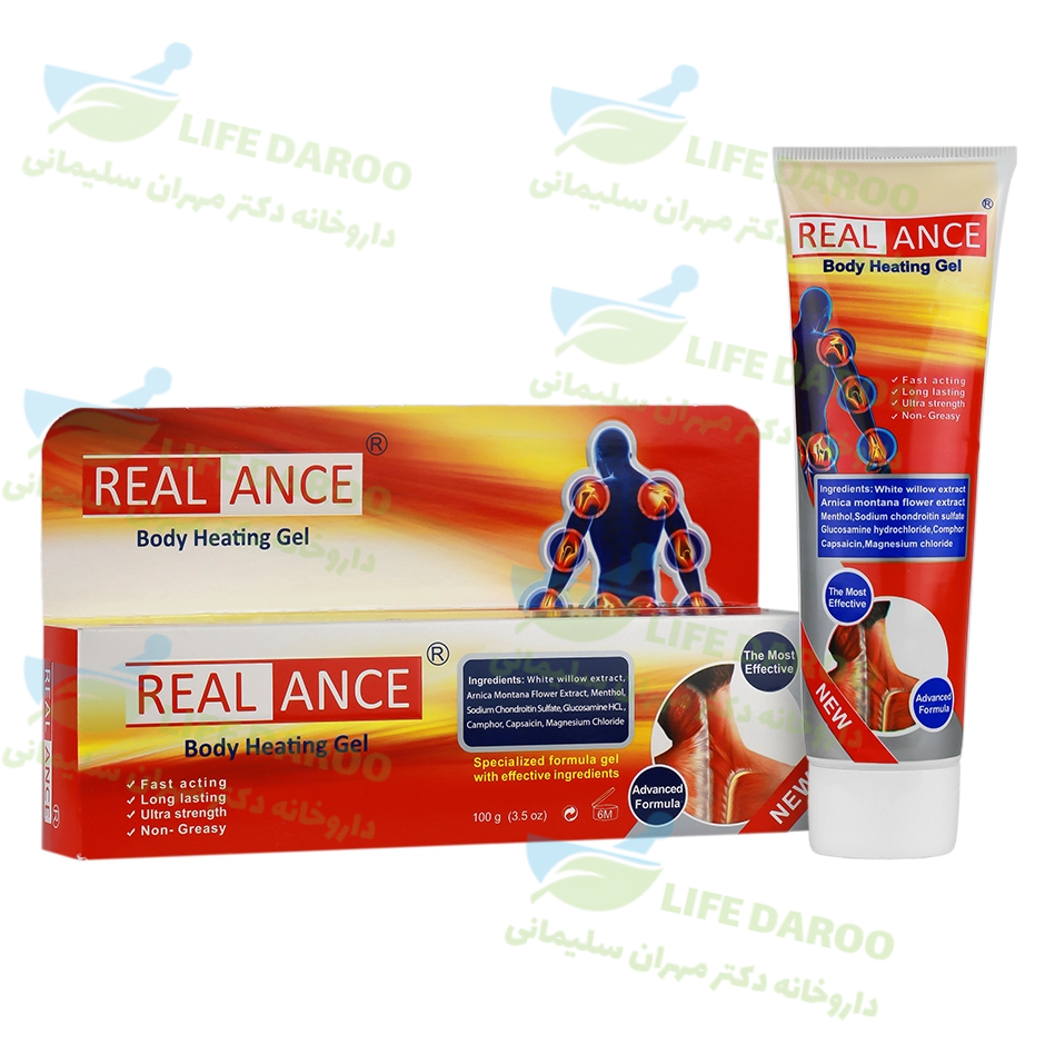 ژل موضعی ضد درد و ماساژ بدن ریلنس دایان فارما