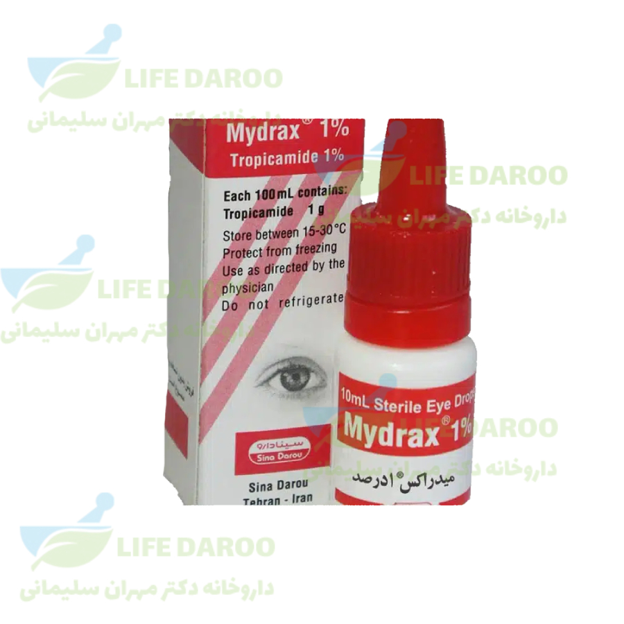 قطره چشمی میدراکس 1 درصد سینا دارو