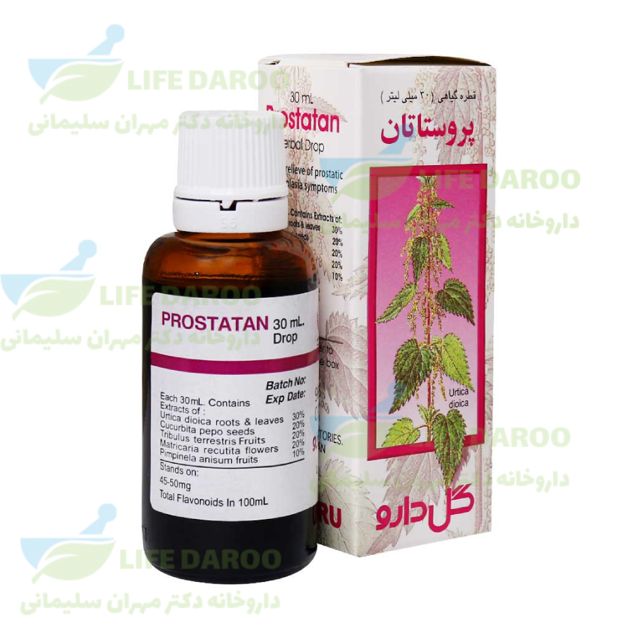 قطره گیاهی پروستاتان گل دارو