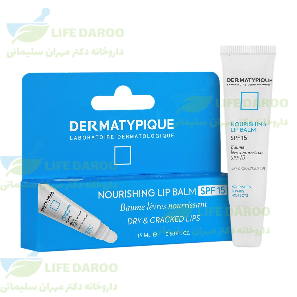 بالم لب نرم کننده و ترمیم کننده اس پی اف 15 درماتیپیک