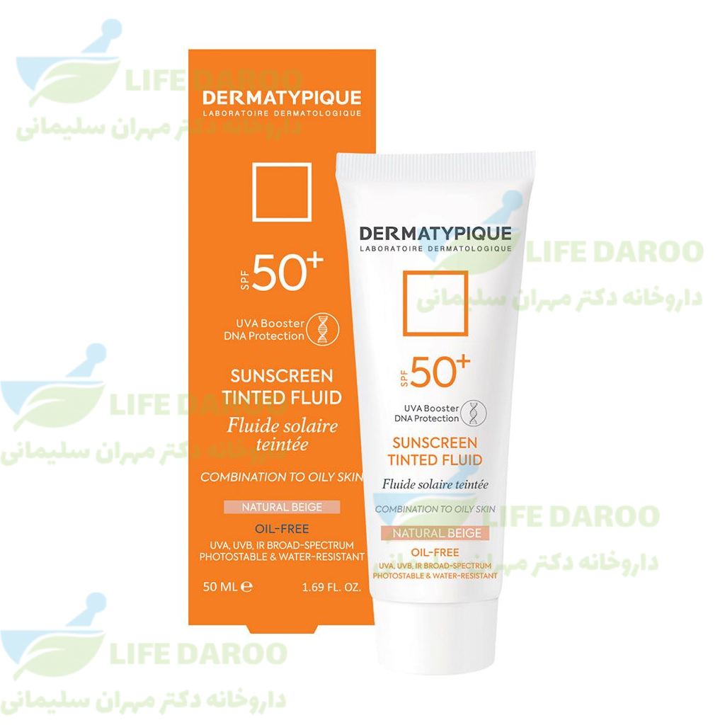 فلوئید ضد آفتاب رنگی اس پی اف 50 درماتیپیک