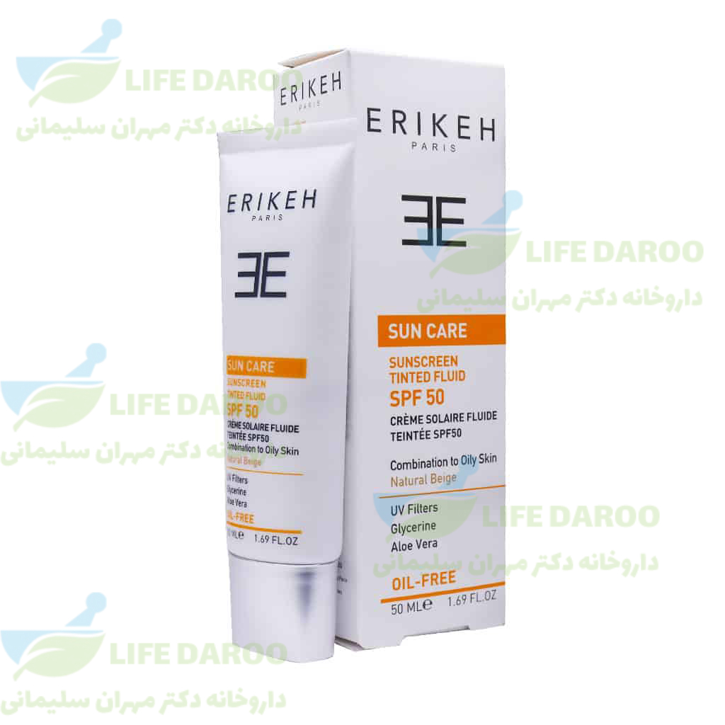 فلوئید ضد آفتاب پوست مختلط و چرب اریکه