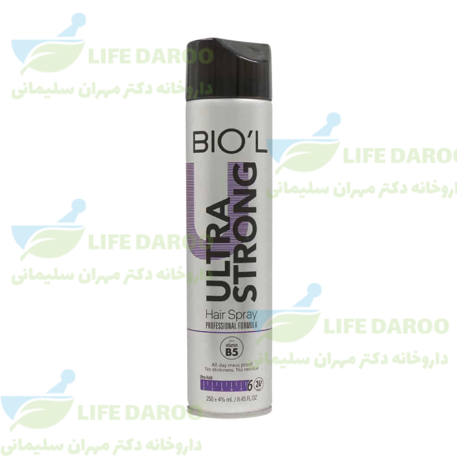 اسپری حالت دهنده مو بیول مدل Ultra Strong