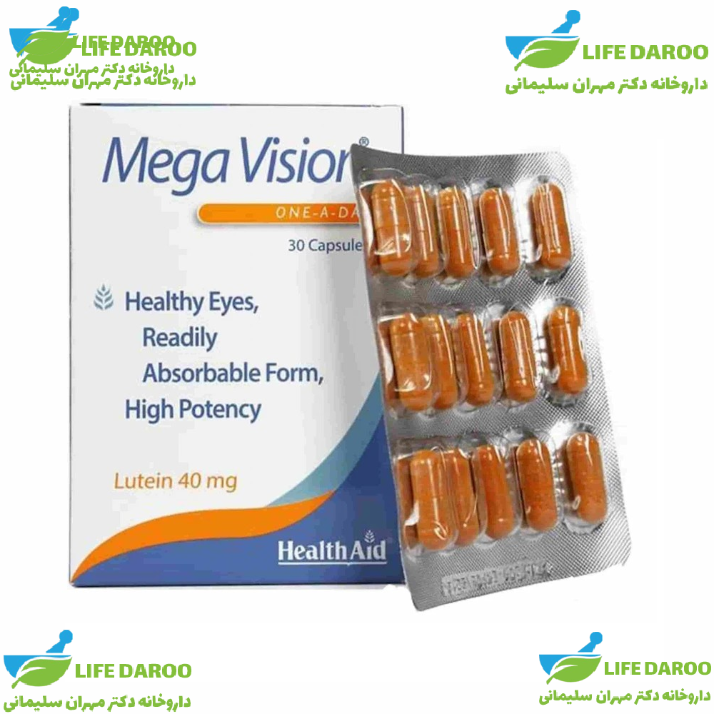کپسول مگا ویژن هلث اید 30 عدد