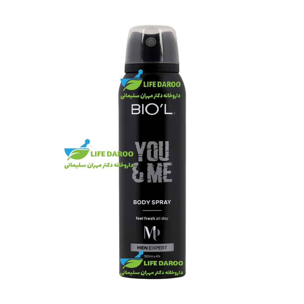اسپری خوشبو کننده و ضد تعریق یو اند می مردانه بیول