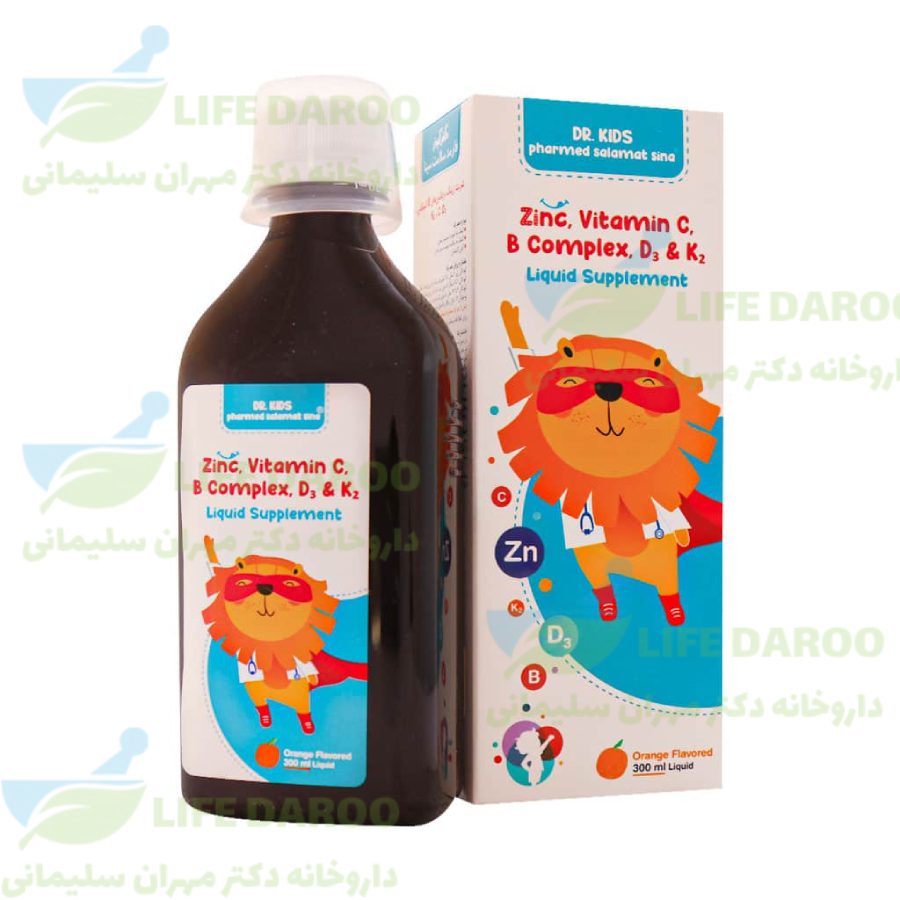 شربت زینک و ب کمپلکس دکتر کیدز