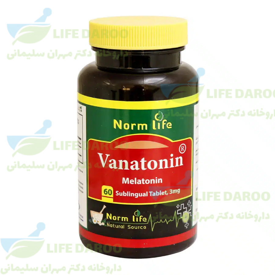 قرص زیر زبانی واناتونین ملاتونین 3 میلی گرم نورم لایف